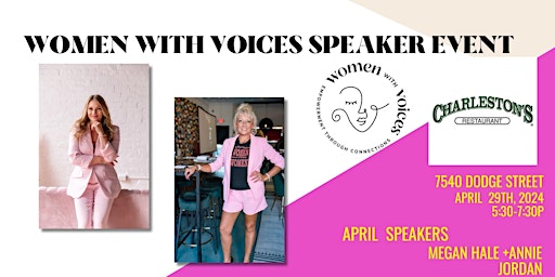 Primaire afbeelding van Women with Voices April Event - Inspiring Journeys