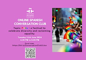 Imagem principal de Online Spanish Conversation Club - Tuesday, 11 June 2024 - 6.30 PM