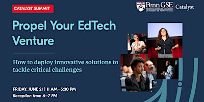 Immagine principale di Catalyst Summit: Propel Your EdTech Venture 