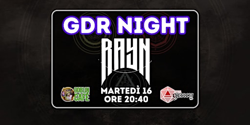 Primaire afbeelding van GDR Night  - Rayn un gioco di ruolo esoterico