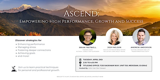 Ascend: Empowering High Performance, Growth, and Success primary image