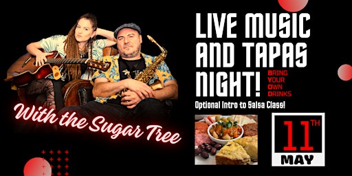 Primaire afbeelding van Live Music & Tapas Night with The Sugar Tree