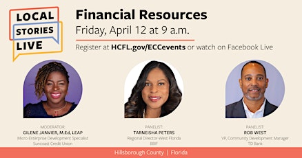 Local Stories Live:  Financial Resources for Your Business