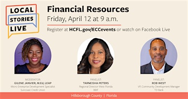 Local Stories Live:  Financial Resources for Your Business primary image