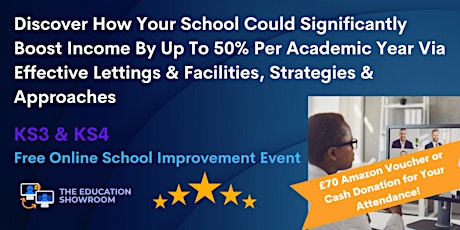 Boost Your School Income By Up to 50% Per Year Via Lettings & Facilities