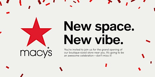 Macy's Centerton Square Grand Opening primary image