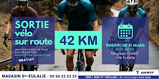 Imagem principal do evento Sortie rando vélo sur route - Cyclisme