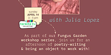 Imagen principal de Poetry Workshop with Julia Lopez