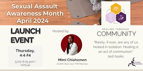 Sexual Assault Awareness Month Launch Event
