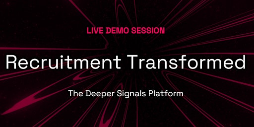 Recruitment Transformed: 30 min Demo Session primary image