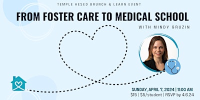 Primaire afbeelding van From Foster Care to Medical School | Brunch & Learn Event