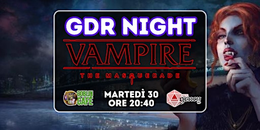 Imagem principal do evento GDR Night  - Vampire the Masquerade