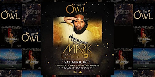 Imagen principal de Saturdays at the Owl with DJ Mark Da Spot