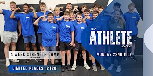 Primaire afbeelding van JULY Teen Boys Summer Strength Camp 4 Weeks