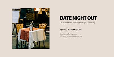 Image principale de Date Night Out - Church at the Crossing Marriage Gathering