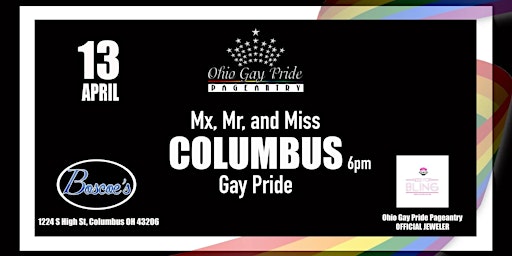 ️‍ Mx, Mr, and Miss Columbus Gay Pride ️‍Pageant primary image