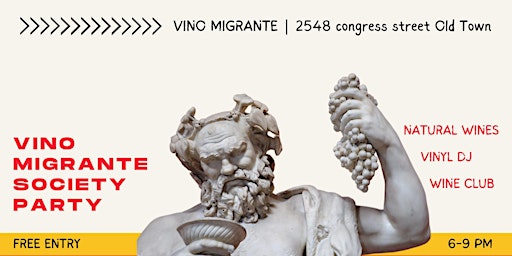 Vino Migrante Society Party primary image