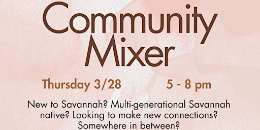 Imagem principal do evento March Community Mixer