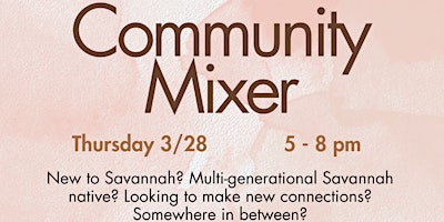 Immagine principale di March Community Mixer 