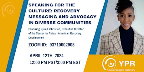 Speaking for the Culture: Recovery Messaging in Diverse Communities