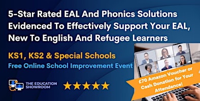 Imagem principal do evento EAL & Phonics Solutions Evidenced To Effectively Support Your Learners