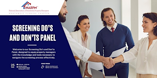 Screening Do’s  and Don’ts Panel primary image