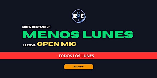 MENOS LUNES Stand Up  primärbild