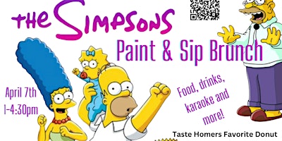 Primaire afbeelding van A Simpsons Paint and Sip Brunch