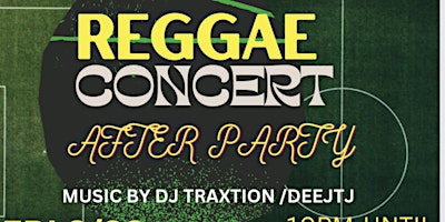 REGGAE CONCERT AFTER PARTY primary image