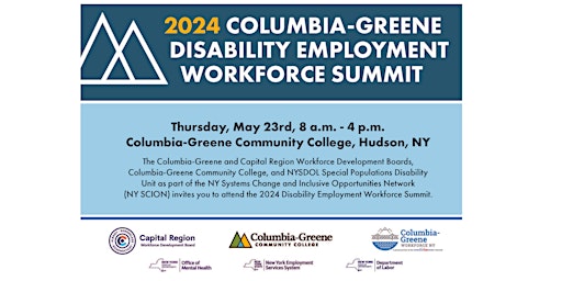 Imagem principal de 2024 Columbia-Greene Disability Employment Workforce Summit