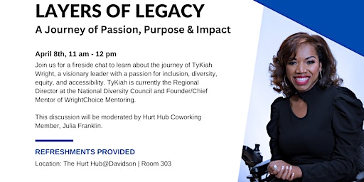Imagem principal do evento Layers of Legacy: A Journey of Passion, Purpose & Impact