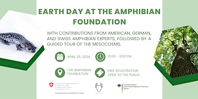 Imagem principal do evento Earth Day at the Amphibian Foundation