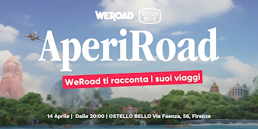 Imagem principal do evento AperiRoad | WeRoad @Ostello Bello Firenze