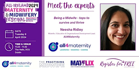 Meet The Expert  from All4Maternity - AT THE VENUE