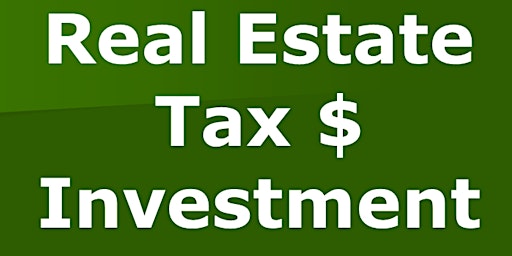 RE Tax and Investment Webinar (4 CE ELECT) Thu May 2 2024 (9-1) JONES primary image