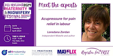 Meet The Expert Loredana Zordan - AT THE VENUE primary image