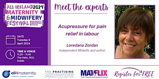 Meet The Expert Loredana Zordan - AT THE VENUE primary image