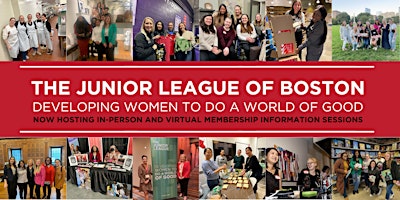 Primaire afbeelding van Junior League of Boston In-Person Membership Information Session