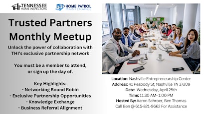 THI Trusted Partners Monthly Meetup