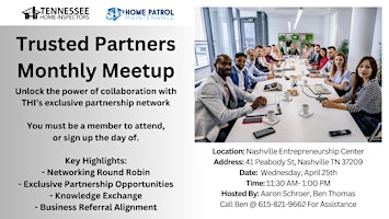 THI Trusted Partners Monthly Meetup primary image