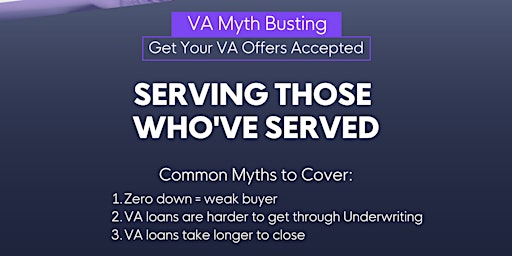 Primaire afbeelding van Free CE Class May 14th - VA Myth Busting