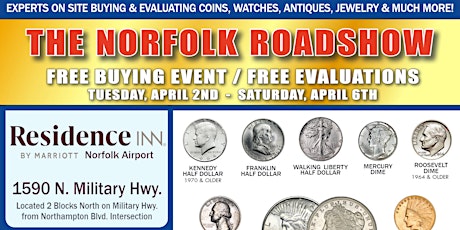 Come Join Us For Our Annual Norfolk, VA Roadshow!