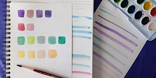 Hauptbild für Watercolor Beginner Basics- Mixing paint colors