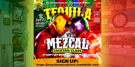 Tequila vs Mezcal Cocktail Class