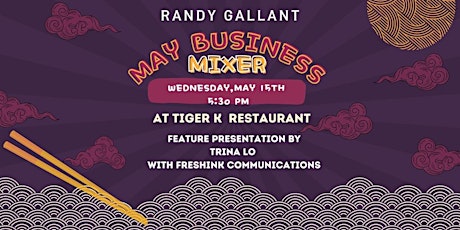 RANDY GALLANT MAY BUSINESS MIXER! primary image