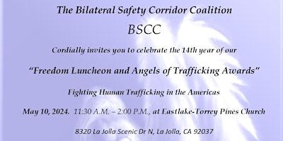 Hauptbild für Freedom Luncheon and Angels of Trafficking Awards 2024