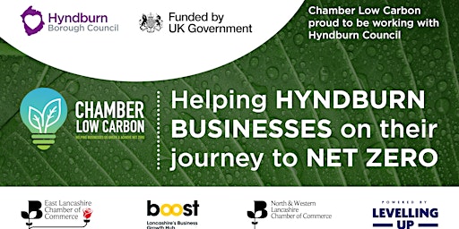 Imagem principal do evento Chamber Low Carbon supporting Hyndburn Businesses to Reach Net Zero