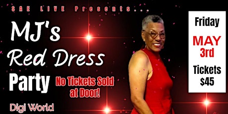 MJ's Red Dress Party! Buffet! Cash Bar! Let's Dance! Plus Line Dancing!