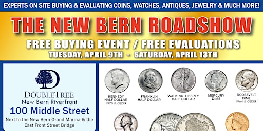 Primaire afbeelding van Come See Us at our Annual New Bern Roadshow!