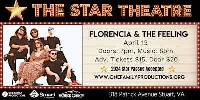 Primaire afbeelding van Florencia & The Feeling @ The Star Theatre